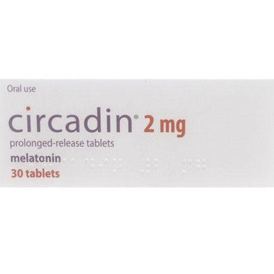 Circadin (melatonin 2mg prolonged-release) tablets