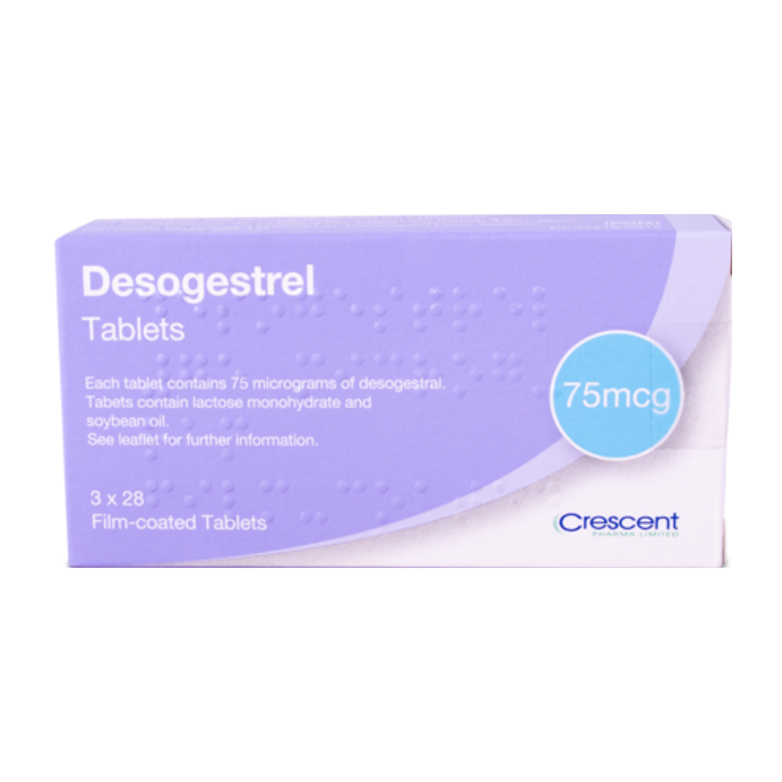 Desogestrel 75mcg Tablets